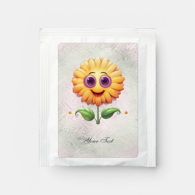 Yellow Flower Tea Bag Drink Mix (Front)