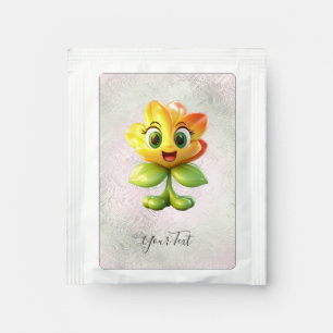 Yellow Flower Tea Bag Drink Mix