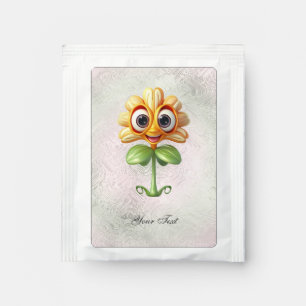 Yellow Flower Tea Bag Drink Mix