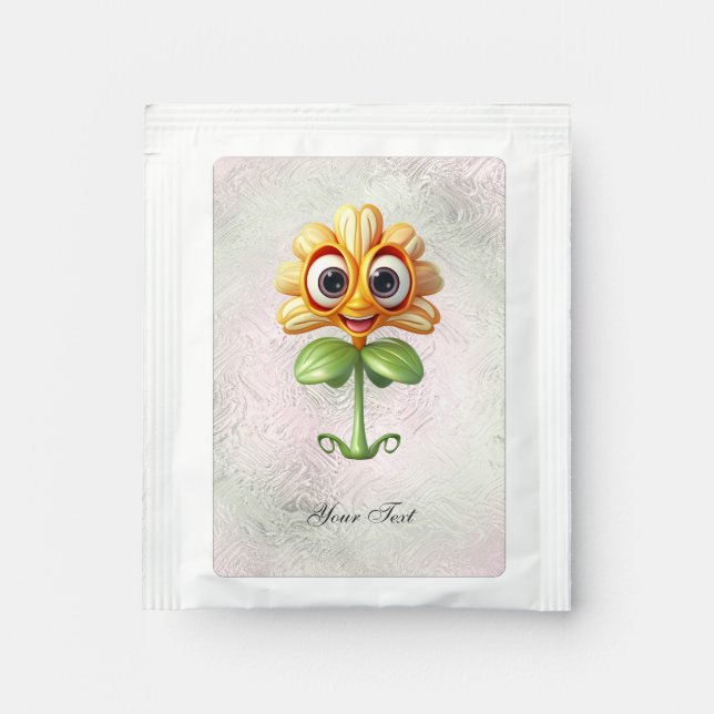 Yellow Flower Tea Bag Drink Mix (Front)