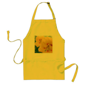 Yellow flowers adult apron