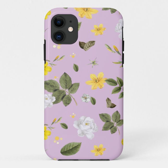 Yellow Flowers and White Roses 5 Case-Mate iPhone Case (Back)