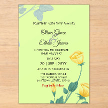 Yellow Flowers Floral Design