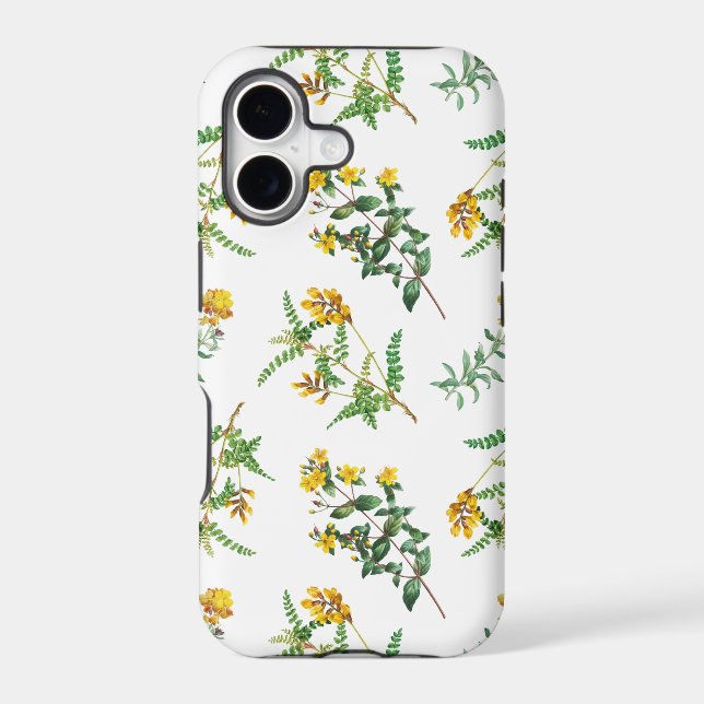 Yellow Flowers Iphone Case (Back)