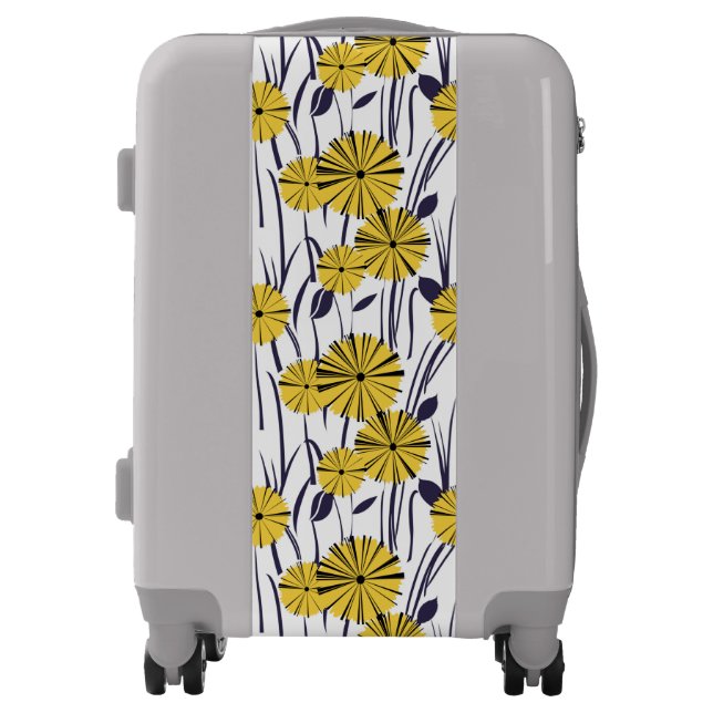 Yellow flowers luggage (Front)