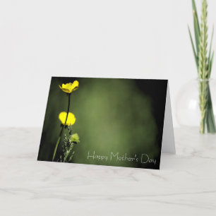 Yellow flowers Mother's Day Card