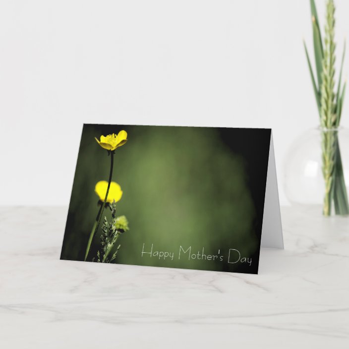 Yellow Flowers Mothers Day Card