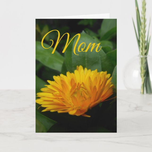 Yellow Flowers Mother's Day Card (Front)