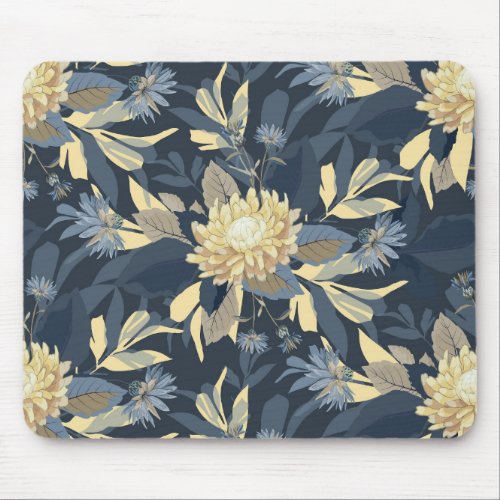 Yellow Flowers Mouse Pad