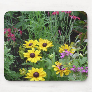 Yellow Flowers Mouse Pad