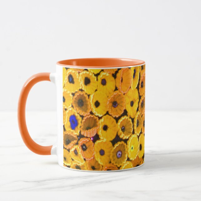 yellow flowers mug (Left)