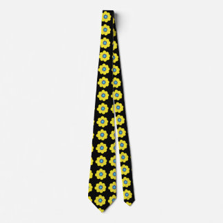 Yellow Flowers  Neck Tie