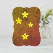 Yellow flowers on gray background (Standing Front)