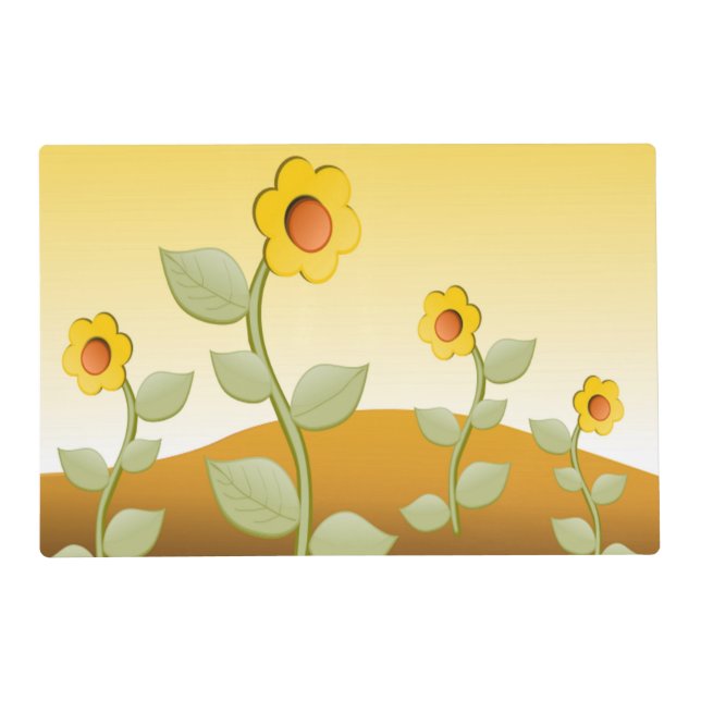 YELLOW FLOWERS PLACEMAT (Front)