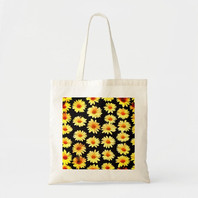 Yellow Flowers Tote Bag (Front)