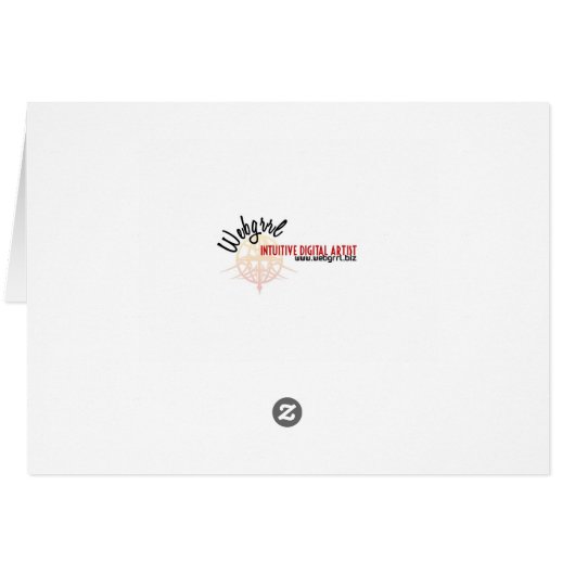 Yellow Flowers with Raindrops Flower Card (Back Horizontal)