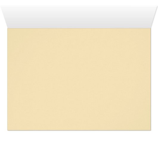 Yellow Flowers with Raindrops Flower Card (Inside Horizontal (Bottom))