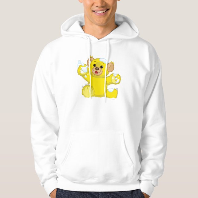 Yellow Fluffy Cub Hoodie (Front)