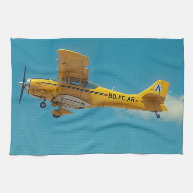 yellow flyer high kitchen towel (Horizontal)