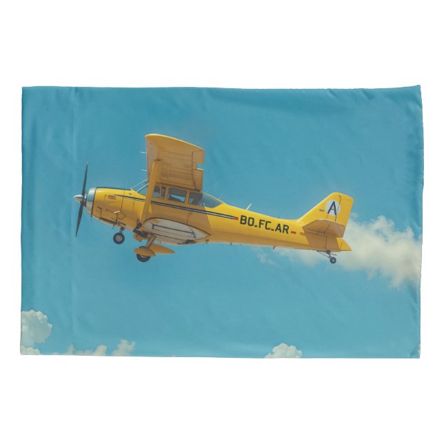 yellow flyer high pillow case (Back)