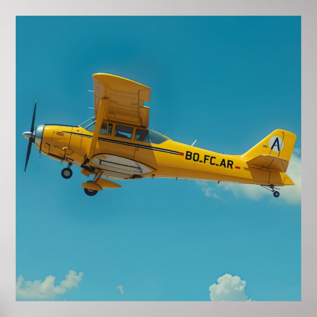 yellow flyer high poster (Front)