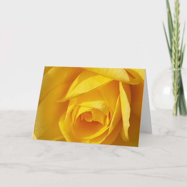 Yellow Folds Card (Front)