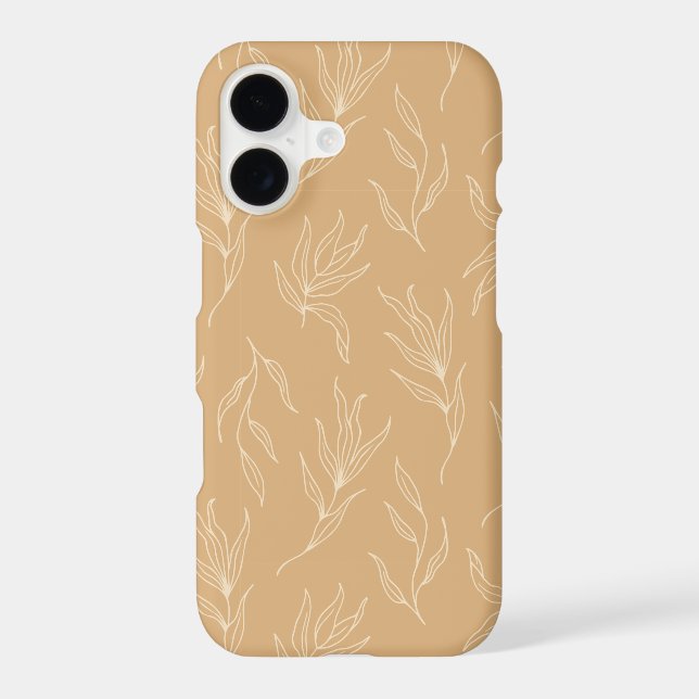Yellow foliage iphone case (Back)