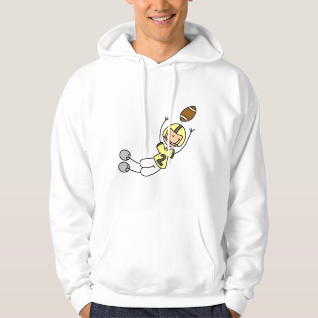 Yellow Football Player Tshirts and Gifts (Front)