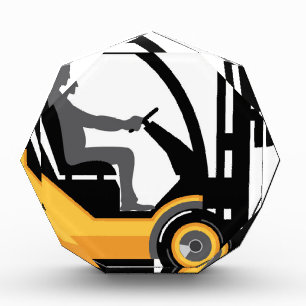 Yellow forklift award