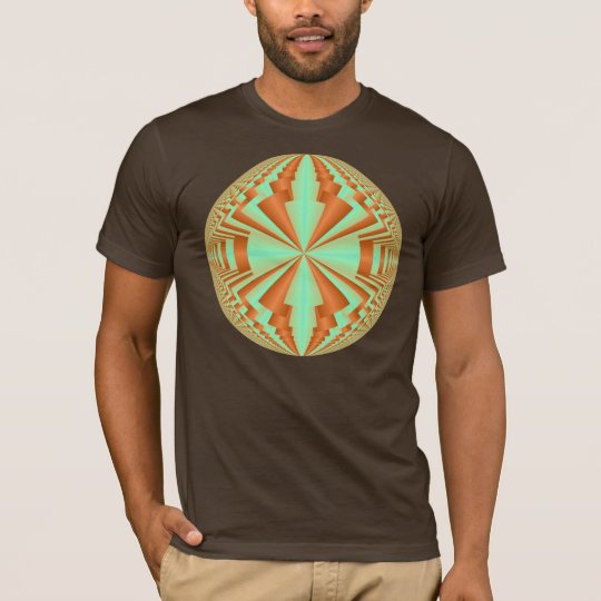 yellow fractal psychedelic ball T-Shirt