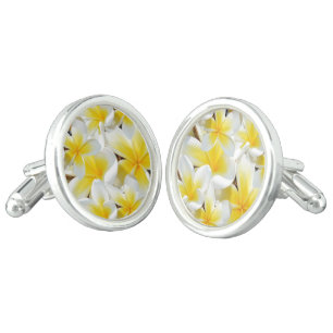 Yellow Frangipani Bouquet, Cufflinks