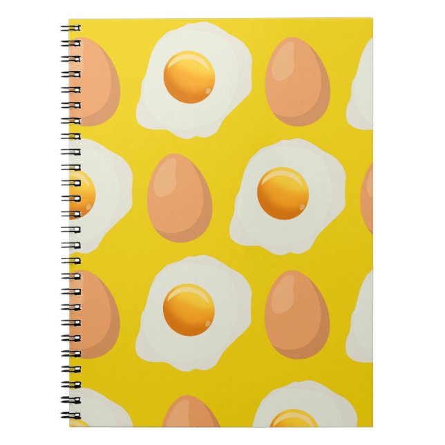 Yellow Fried Egg & Egg Notebook!  Notebook (Front)