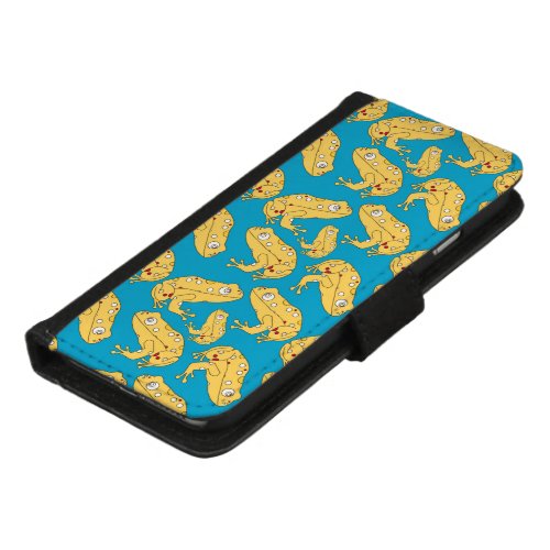 Yellow Frog iPhone 87 Wallet Case