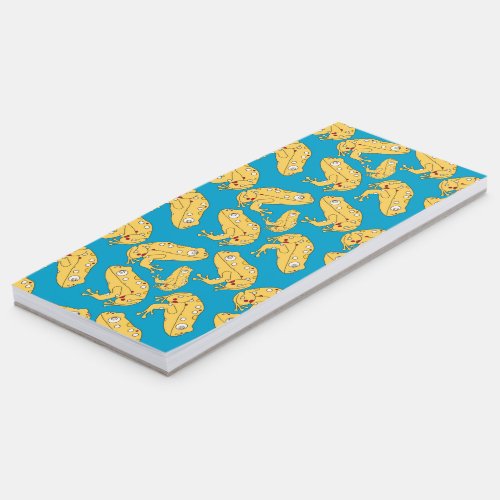 Yellow Frog Magnetic Notepad