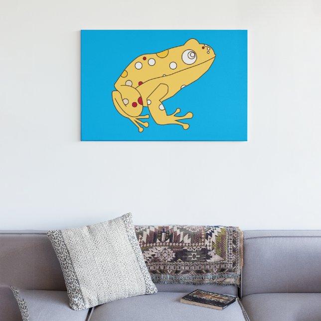Yellow Frog Metal Print (Creator Uploaded)