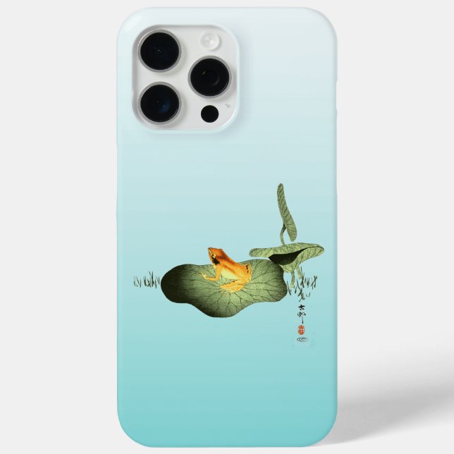 Yellow Frog on Lotus Leaf Case-Mate iPhone Case (Back)