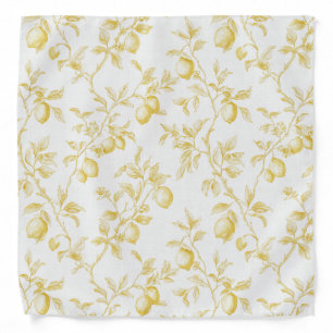 Yellow Fruit Lemons Make Lemonade Bandana