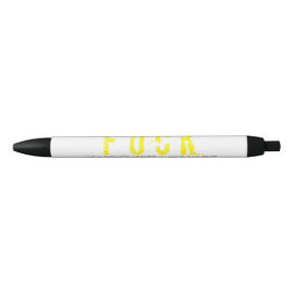 Yellow 'FUCK' Pen - Lilah Love