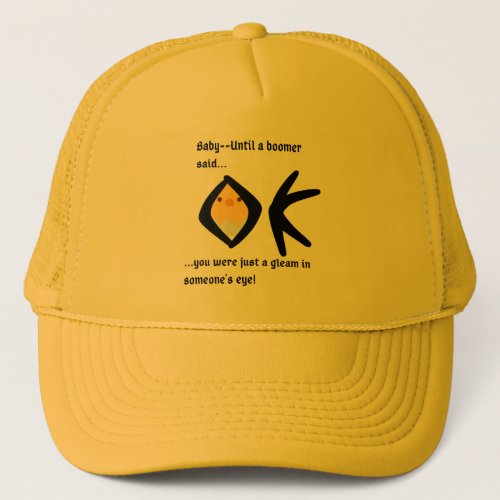 Yellow _ Funny Trucker Hat