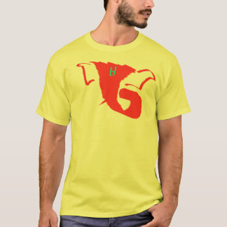 Yellow Ganesh Abstract T-Shirt