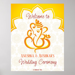 Indian Wedding Signs | Zazzle