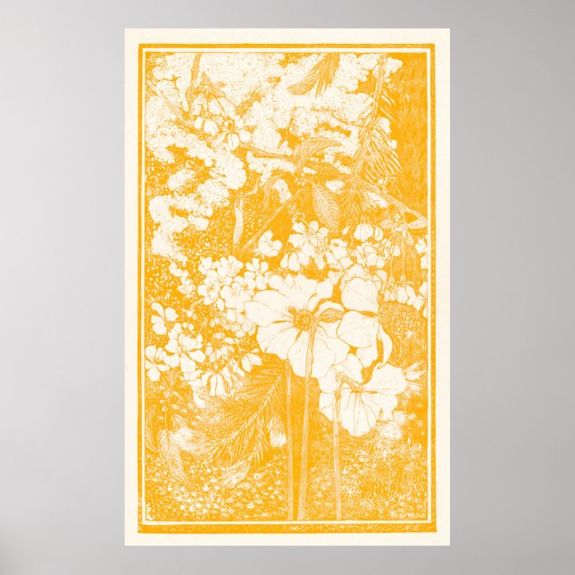 Yellow Garden Poster (Front)