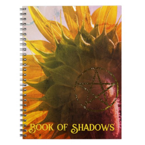 Yellow Garden Sunflower Book of Shadows