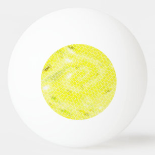 Yellow Gate Effect Ping Pong Ball