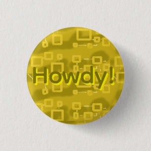 Yellow Geometric  Button