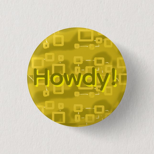 Yellow Geometric  Button (Front)