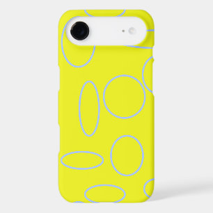 Yellow Geometric Circles iPhone 17 Air Case