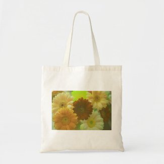 Yellow Gerbera Daisy Flowers Art Tote Bags