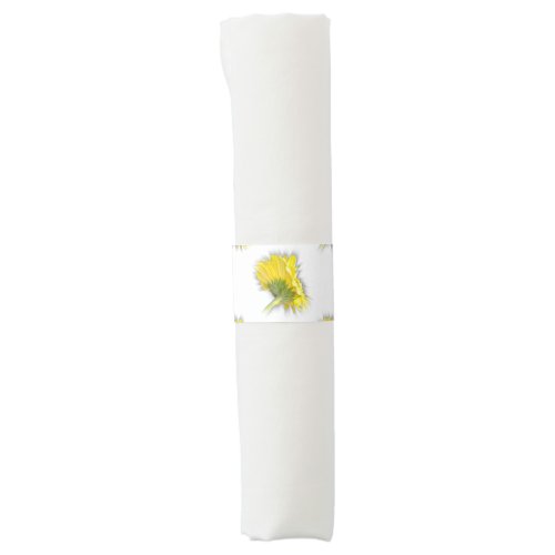 yellow gerbera daisy napkin bands