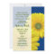 Yellow Gerbera Daisy Navy Bridal Shower Invitation